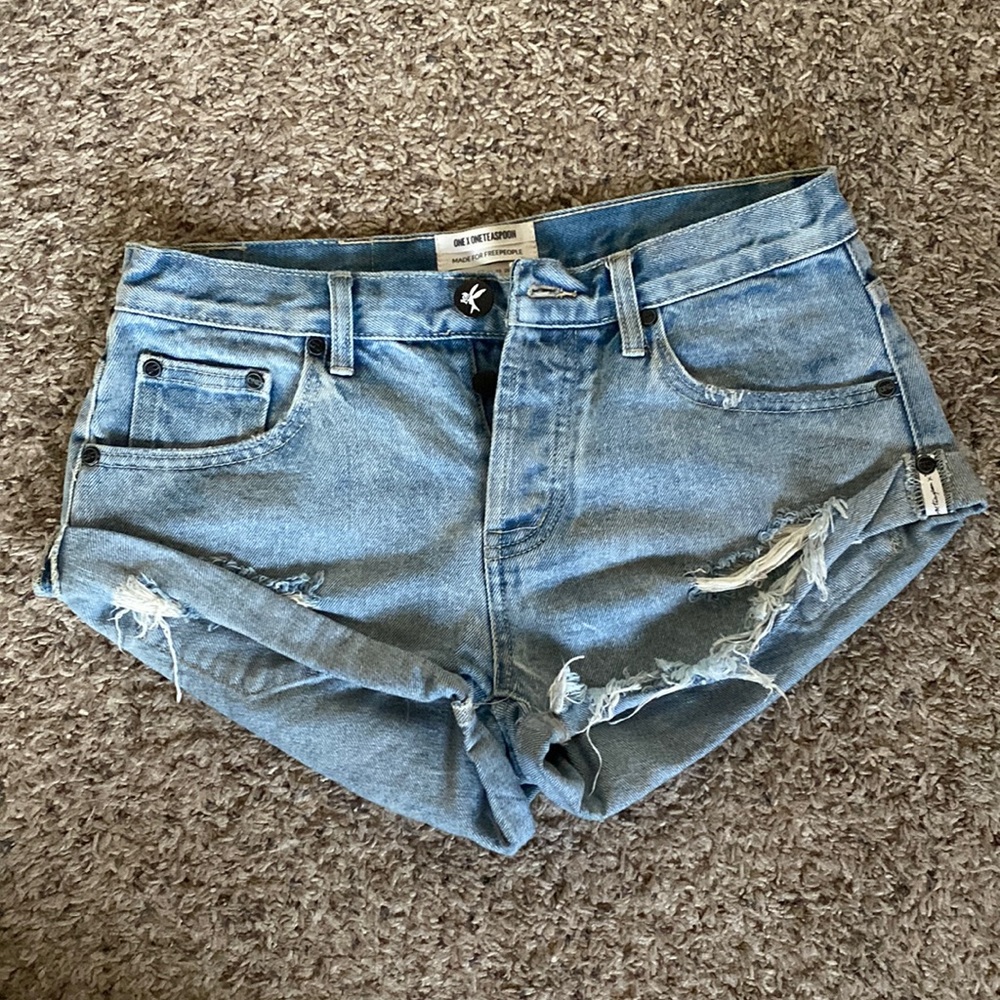 One teaspoon bandits denim shorts freepeople